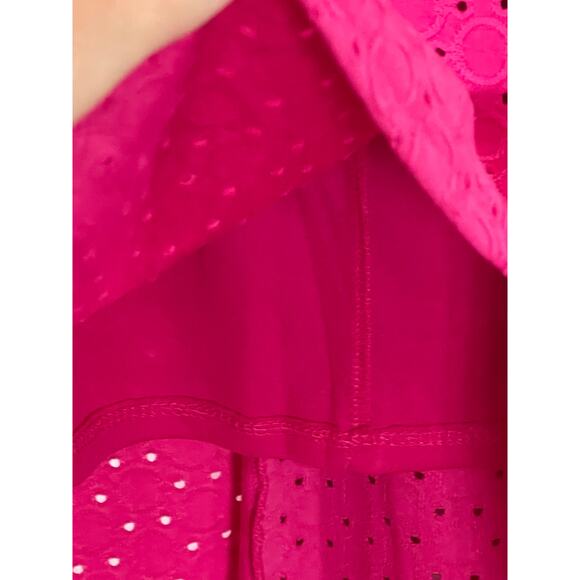 NWT London Times Mockneck Front Side Ruched Midi Dress Size 10 - Picture 7 of 13